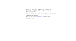 Desktop Screenshot of m.toyotaofgrapevine.com